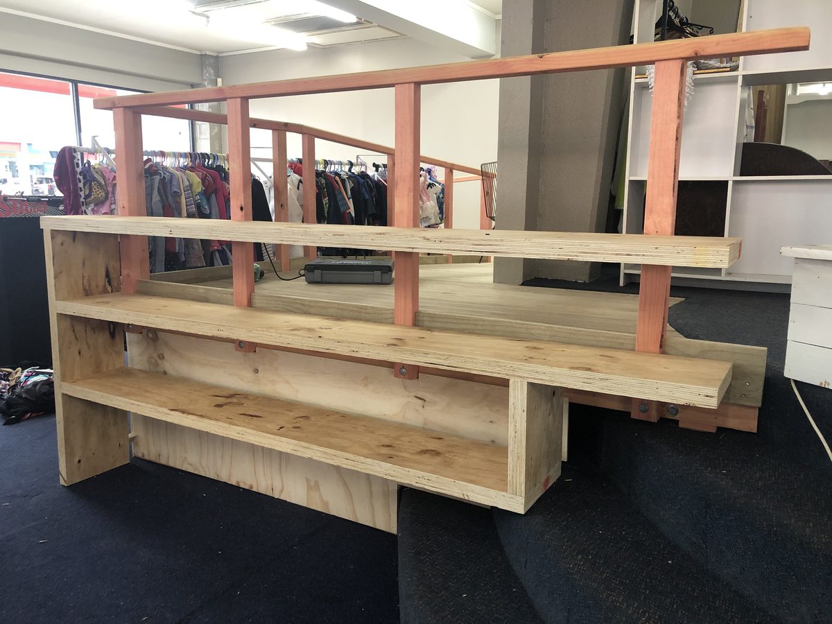 Custom shelving fitout, Wairarapa