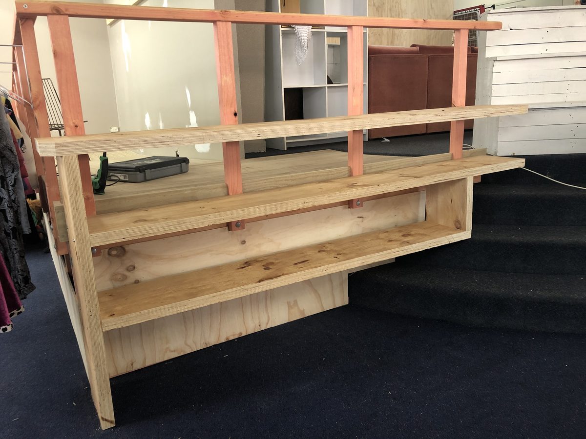 Custom shelving fitout, Wairarapa