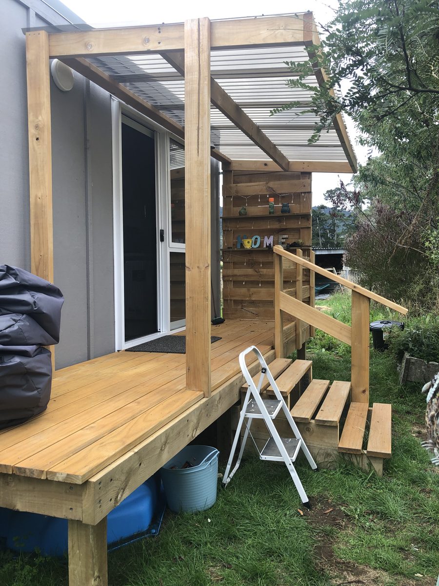 Patio deck extension, Wairarapa