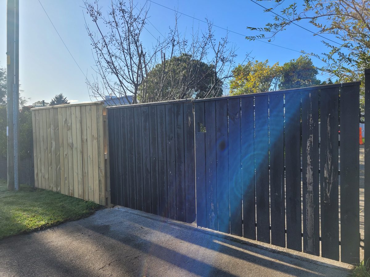 Timber fencing, Aug 2022, Wairarapa